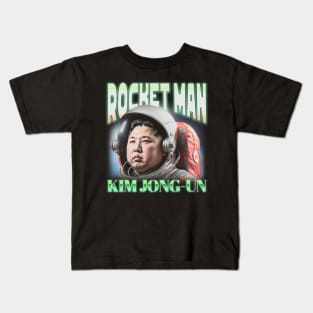 Kim Jong-Un - Rocket Man Vintage Kids T-Shirt